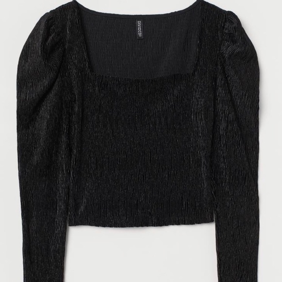 H&M puff-sleeve top - Picture 1 of 5